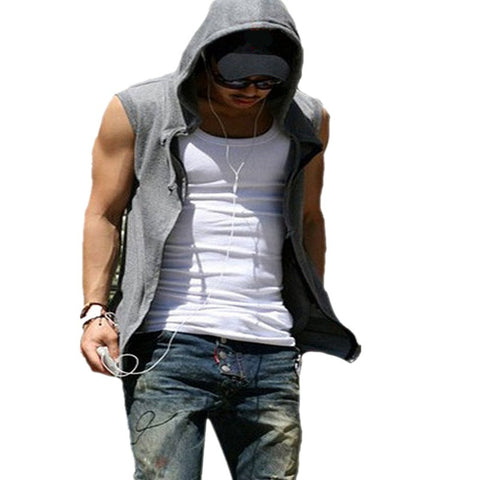 Casual Slim Fit Basic Hooded Jacket