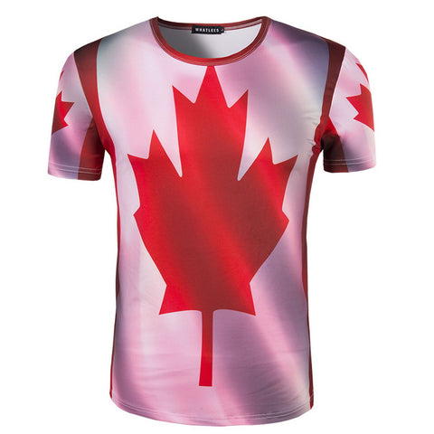 3D Print Maple Flag T-Shirt