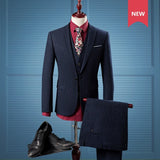 3Piece Men's Suit Blazer Set