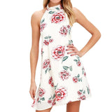 Floral print Sleeveless Dress