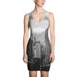 Gray Scale Sew Dress