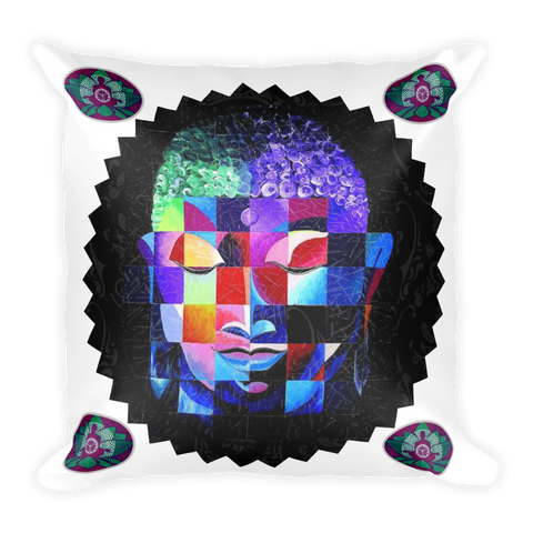 Abstract Face - Square Pillow