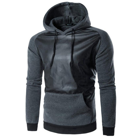 Fashion Men Sweatshirt Retro Long Sleeve