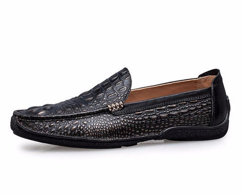 Alligator Fashion Casual Men Shoes