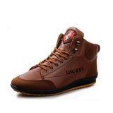 Autumn Winter boots lace up men Shoes