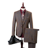 3pieces Men Suit British Style