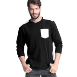 Long Sleeve O Neck Slim Fit Tops T-shirts