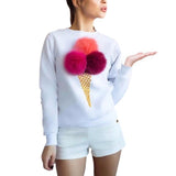 Colorful Plush Ball Longsleeve