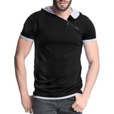 Short Sleeve Hooded T-Shirt