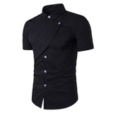 Slim Fit Solid Casual Tops Shirt