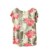 Flower Printing Women T Shirt