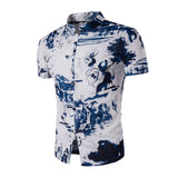 Men Flower Printing Dress