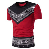 Vintage Retro Ethnic Print Cotton T-shirt