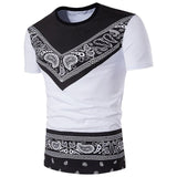 Vintage Retro Ethnic Print Cotton T-shirt