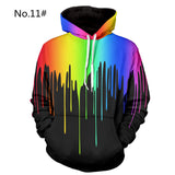 Funny 3D Print Hooded Sweatshirt