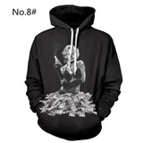 Funny 3D Print Hooded Sweatshirt