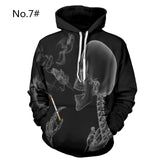 Funny 3D Print Hooded Sweatshirt