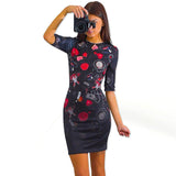 Party Evening Pencil Sheath Bodycon Dress