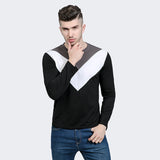 Patchwork Long Sleeve T Shirt