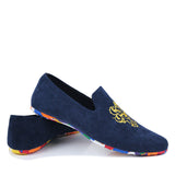 Luxury Brand Flock Men Flats Shoes